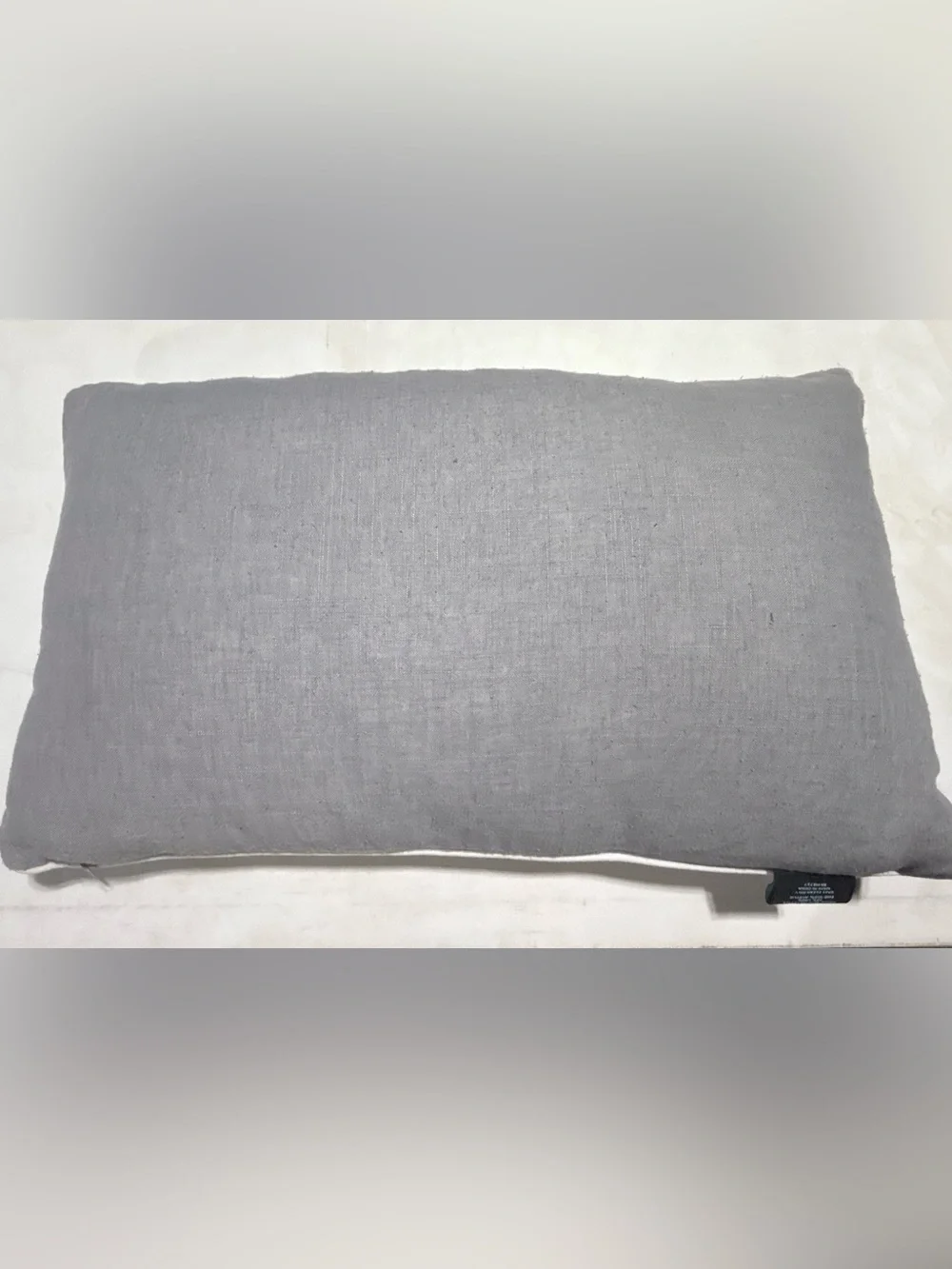 Cynthia Rowley Gray 'Mr. & Mrs.' Embroidered Accent Pillow with Red Heart